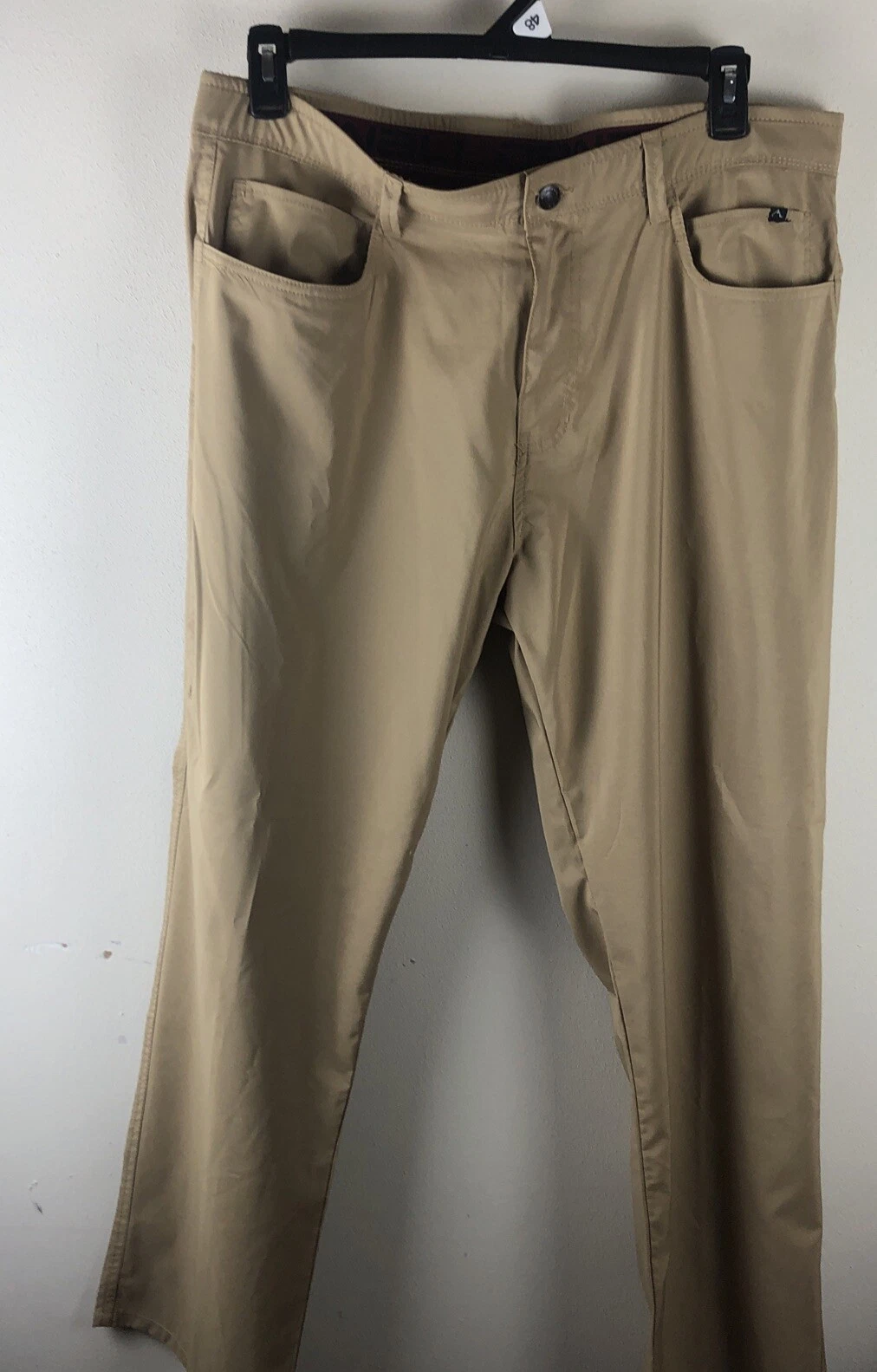 Denali Men's Pants 38x30 Travel Stretch Pockets Golf Fishing