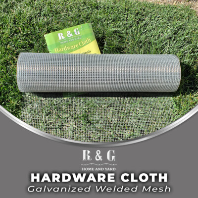 R & G Hot-dip Galvanized Hardware Cloth - 1/2 IN x 1/2 IN Opening 19 Gauge