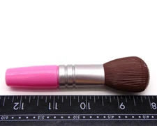 Kids Play Pink Plastic Makeup Brush Toy Accessory Part Childs Pretend