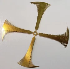 1/48th On-Hub PropBlur PE Detail to simulate propeller in motion  4 Blade Prop