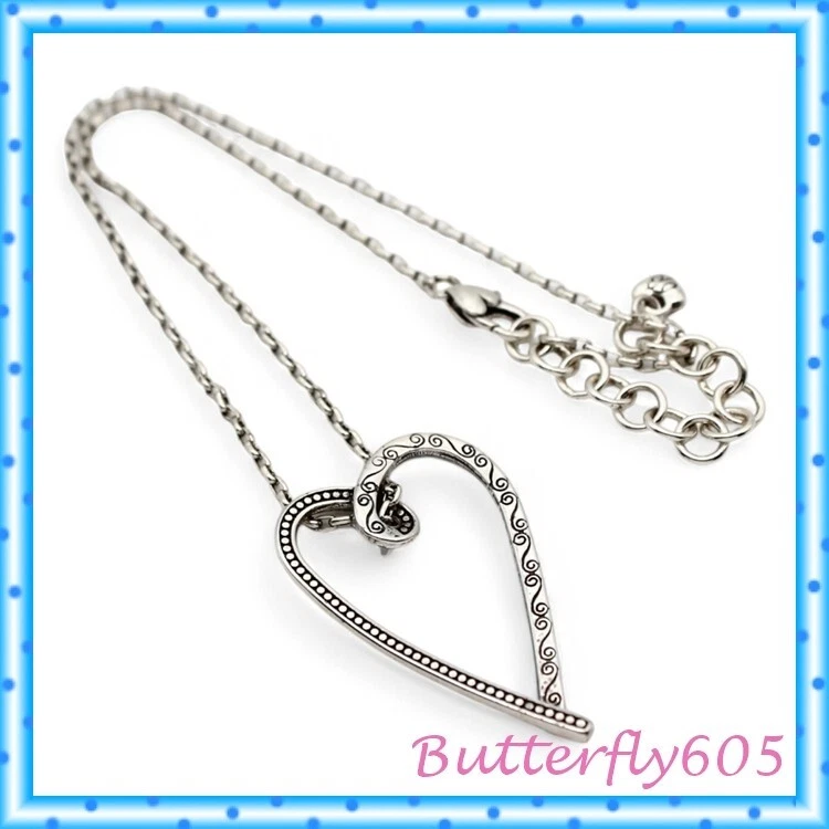 UNDERCOVER Collana Brighton Segreto d'Amore Cuore Pensionato Cristallo Pendente