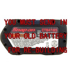 Battery Rebuild service For Snap-on CTB4185 CTB4187 18 V  3.0 NI-MH