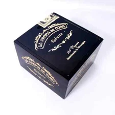 La Aroma De Cuba Robusto Empty Wood Cigar Box 6" x 5.75" x 3.75"