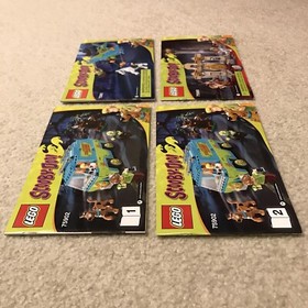Lego Scooby-Doo 3 Sets of Building Instructions Manual Books 75900 75901 75902