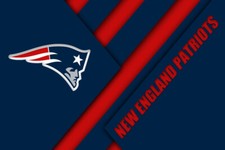 New England Patriots NFL Logo Football Wall Art Print Gift Fan POSTER / CANVAS