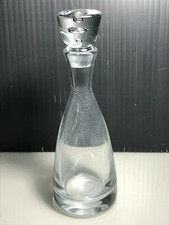 WEDGWOOD STUDIO KONISCHE FLASCHENFORM GLASKARAFFE & BLASENSTOPFEN