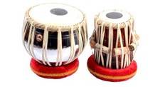 Bina Tabla Pair No. 49 Brass Bayan, Sheesham Wood Dayan Musical Instrument