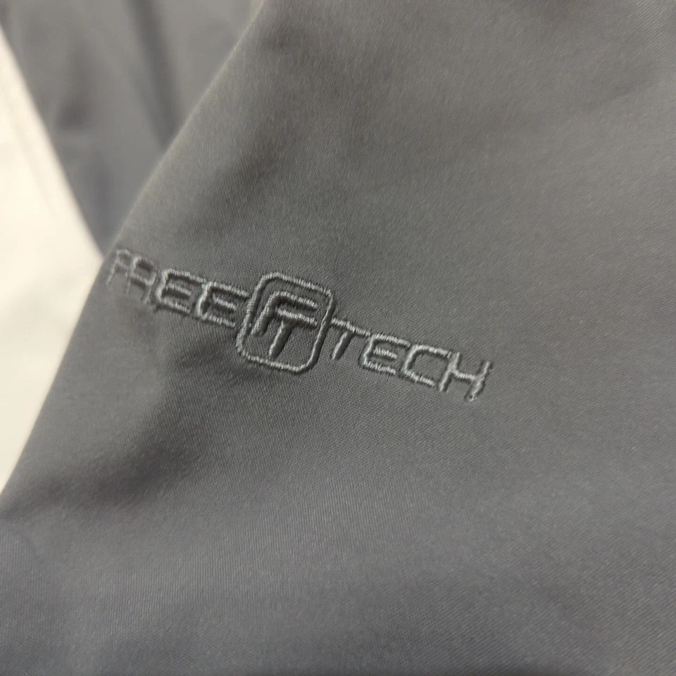 Chaqueta softshell manga larga blanca/gris/púrpura Free Tech para niños talla mediana 8-10 C Foto 2 de 4