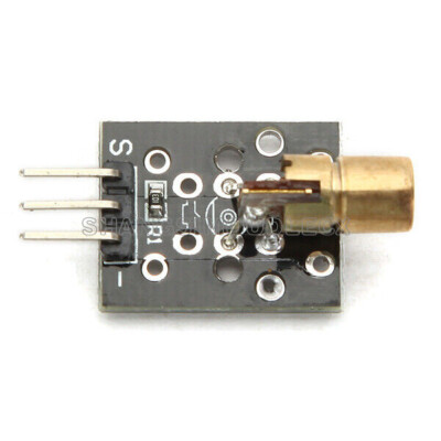 5PCS Laser sensor Module 650nm 6mm Red Laser Dot Diode Copper Head For Arduino