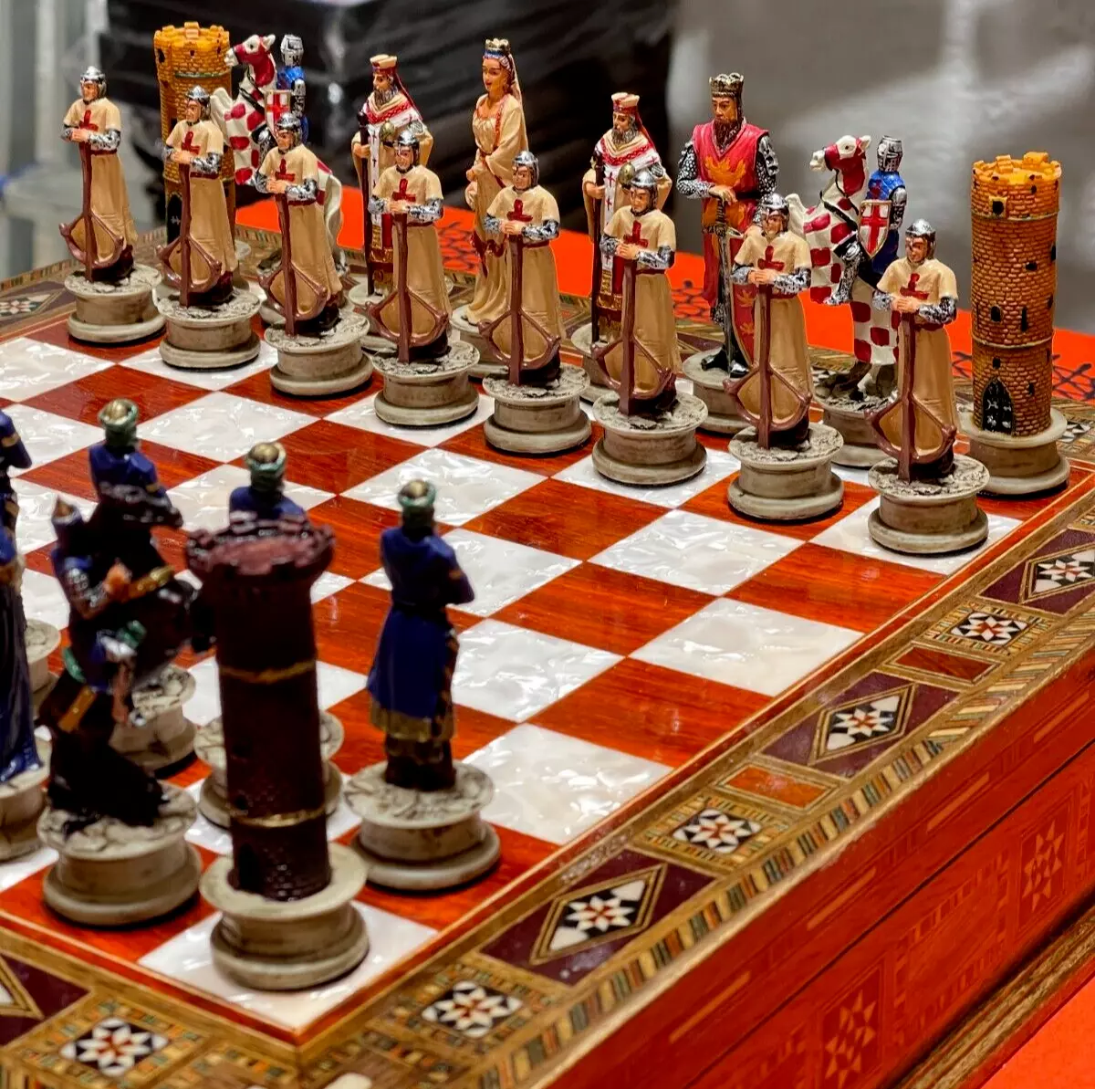 Wooden Chess Set Personalized Chess Board Handmade Chess 