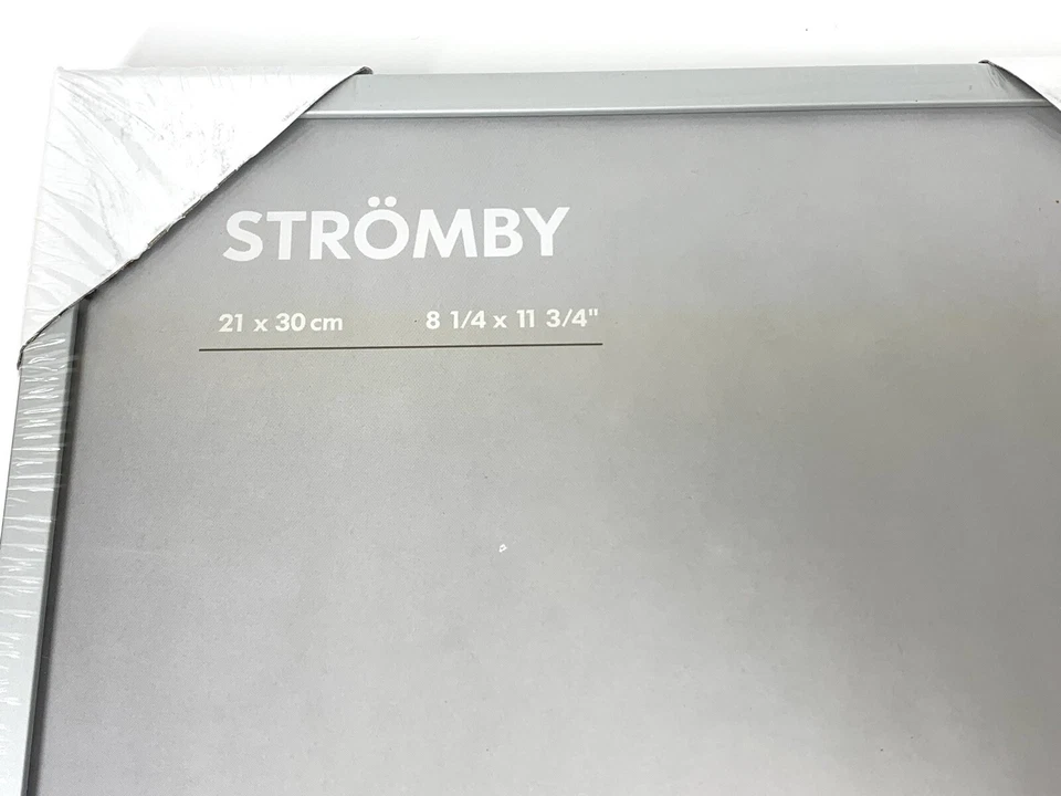 Marco IKEA STROMBY Astilla Metal 8.25" x 11.75" Montaje en Pared o Independiente ¡NUEVO! Foto 2 de 4