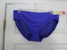 Tropical Escape Size 16 Purple Scoop Bikini Bottom NWT