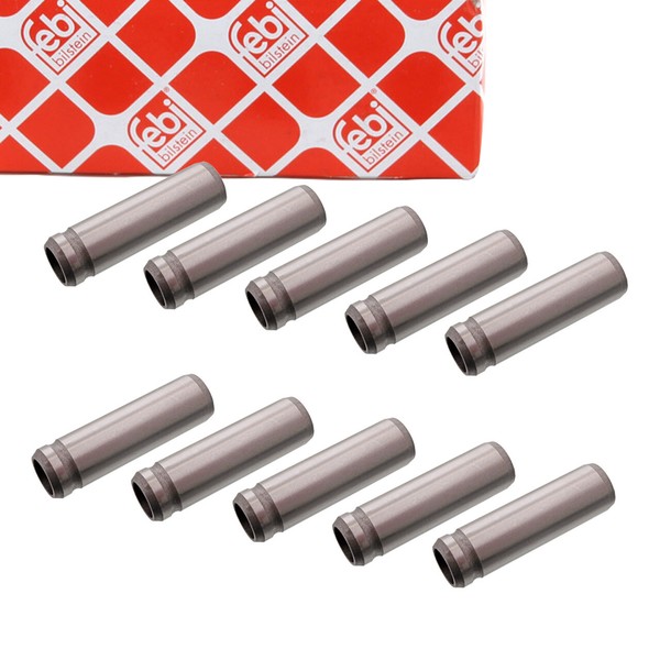 10X febi Auslassseite VentilfüHrung FüR Mercedes /8 W115 W123 W460 OM615/616/617-image