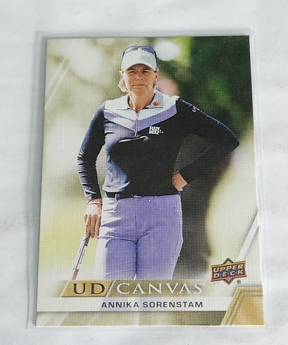 Annika Sorenstam #C-26 card from 2024 Upper Deck UD Canvas