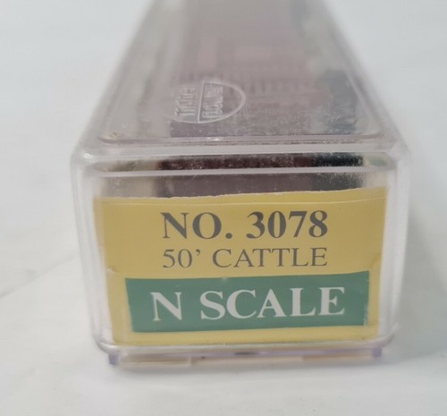 Model Power N Scale 50' Cattle Car - Picture 8 of 12