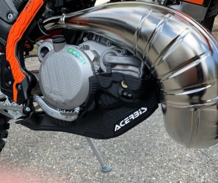 KTM EXC150 TBi ACERBIS SKID PLATE SUMP GUARD BLACK 2024-2025