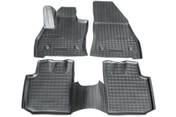 Premium 3D Gummi FußMatten Passend FüR Fiat 500L | BJ Ab 2012- | Passgenau-image