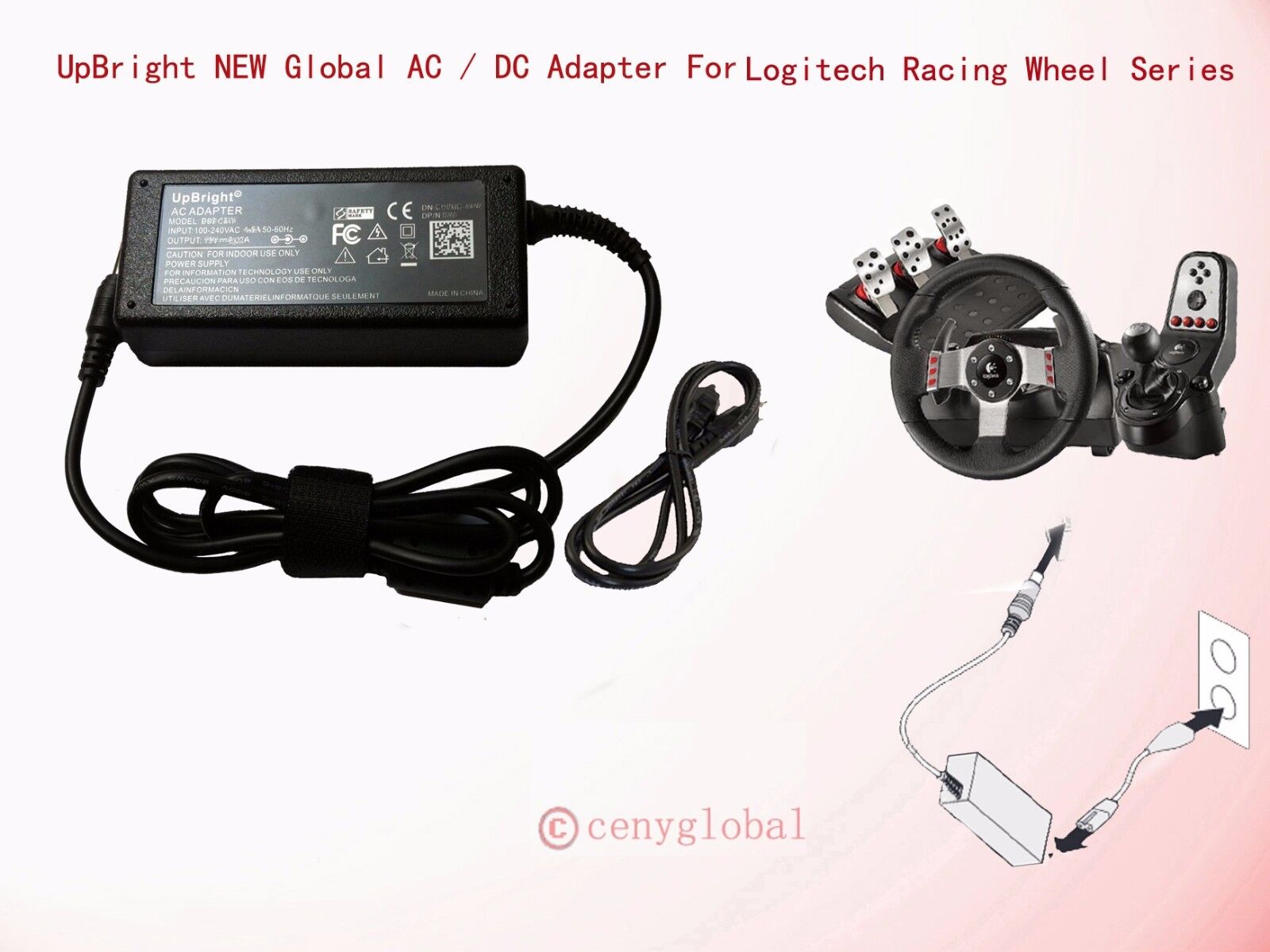 AC Adapter For Logitech G25 G27 G29 Racing Wheel Supply | eBay