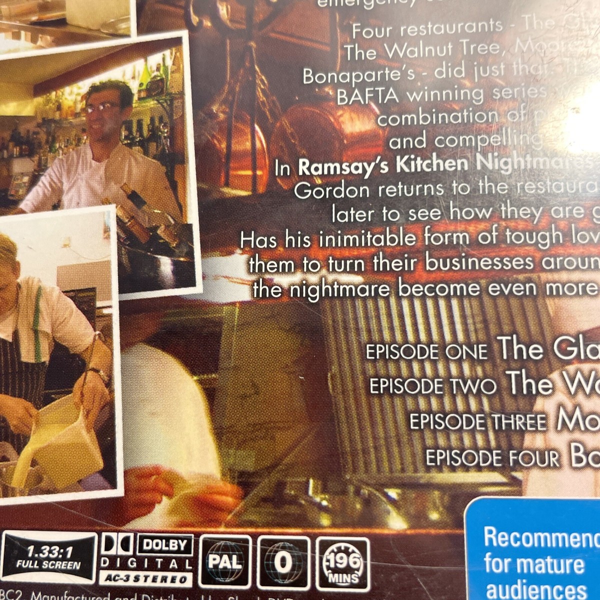 Gordon Ramsay Ramsay's Kitchen Nightmares S1 Revisit S2- Hell's