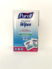 PURELL Individually Wrapped Hand Sanitizing Wipes (100 Count) NEW in box