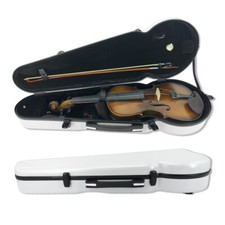 Viola Case 4/4 Size Carbon Fiber Material for 15-16.5 Inch Can Hold Two Bows