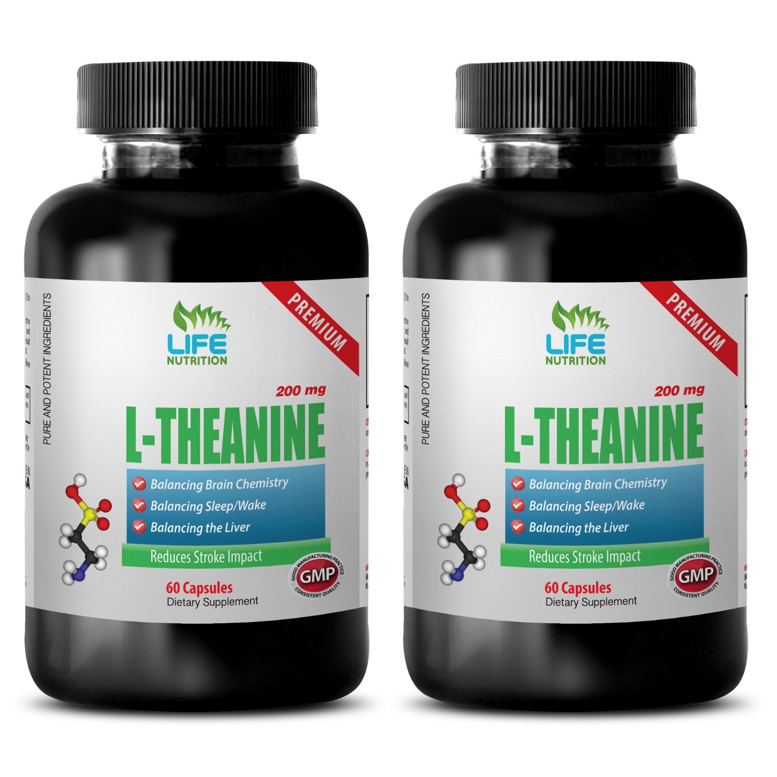 Amino Acid - Premium L-theanine 200mg 2b - Lower Heart Rate Healthily