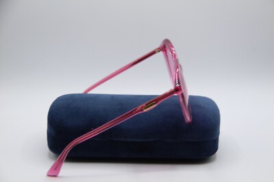 GUCCI GG 0257S 005 CLEAR PINK AUTHENTIC FRAMES SUNGLASSES 59-19 GUCCI GG 0257S 005 CLEAR PINK AUTHENTIC FRAMES SUNGLASSES 59  main image 3