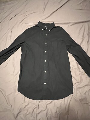 black dress shirt old navy Old Navy Slim Fit Dress Shirt