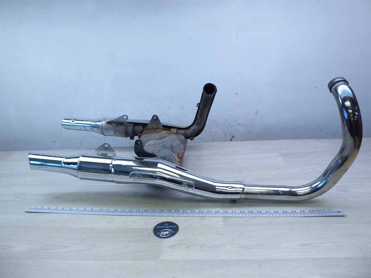 1986 Kawasaki VN750 Vulcan K770-2) exhaust headers mufflers pipes