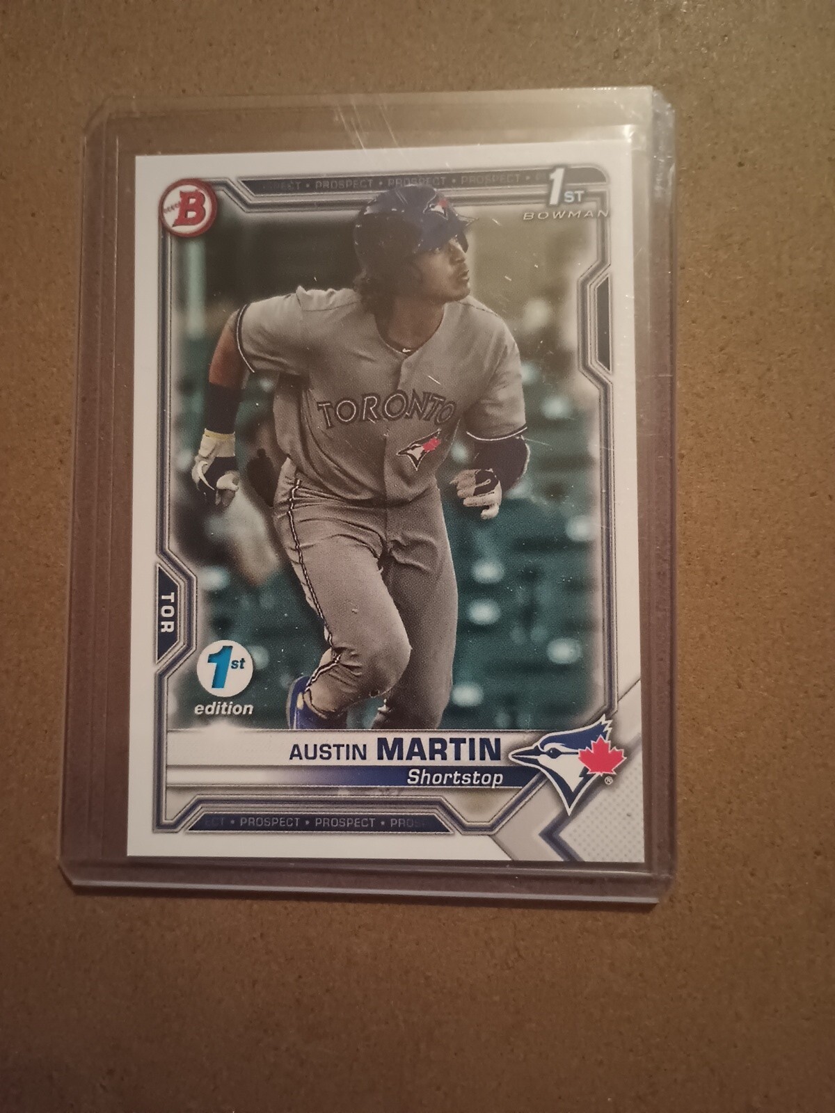 2021 Bowman 1st Edition Austin Martin Rookie RC #BFE-87 Baseball Card