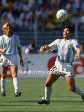 SHORT ARGENTINA MUNDIAL 1990 BLANCO MARADONA