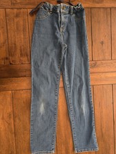 Cat and Jack Jeans Size 12 Adjustable Waist Skinny Stretch Blue Pants