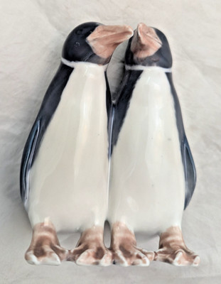 VTG Royal Copenhagen Two Penguins #1190 Denmark Porcelain Figurine