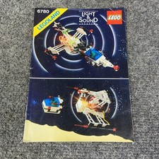 1985 Lego Light & Sound 6780 XT Starship Space Ship Legoland Manual Booklet Only