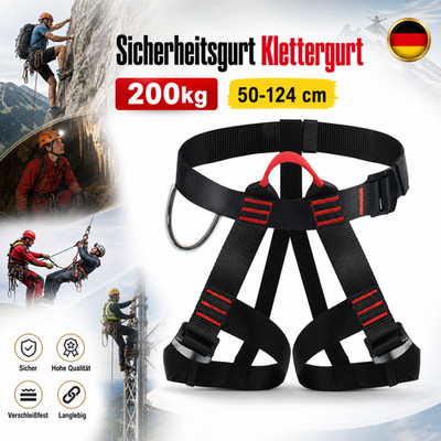 Sicherheitsgurt Klettergurt Klettergeschirr verstellbar Polyester Höhenarbeit
