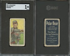 T206 Vic Willis throwing HOF ~~ SGC 1 ~~ Polar Bear back
