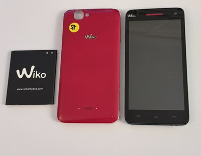 Wiko Rainbow Pink Sprung Spender Accu Kamera HauptPlatine Board Deckel Micro