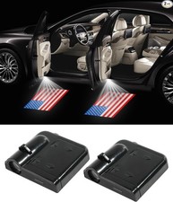 American Flag Car Door Led Logo Projector Lights 2pcs Universal Ho Color Red American Flag Car Door Led Logo Projector Lights 2pcs Universal Ho Color Red