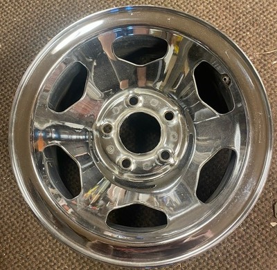 1990 CHEVY 454SS OBS GMC Pickup Factory Chrome Wheel 15x7 GM Nice 1988 ...