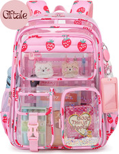 Clear Backpack for School,Transparent Backpack Stadium Events,Heavy Duty Clear B