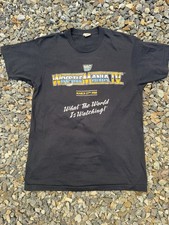 Vintage WWF Wrestlemania IV T Shirt Mens Size L 1988 Trump Plaza Pro Wrestling