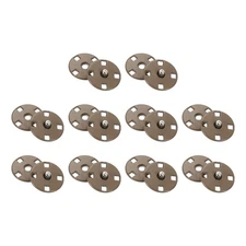 10 Sets Sewing Snap Buttons, Press Buttons Snap Fasteners 12mm, Camel