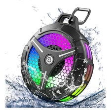 Bluetooth Shower Speaker, Suction Cup, Small Portable Wireless IPX7 Waterproof