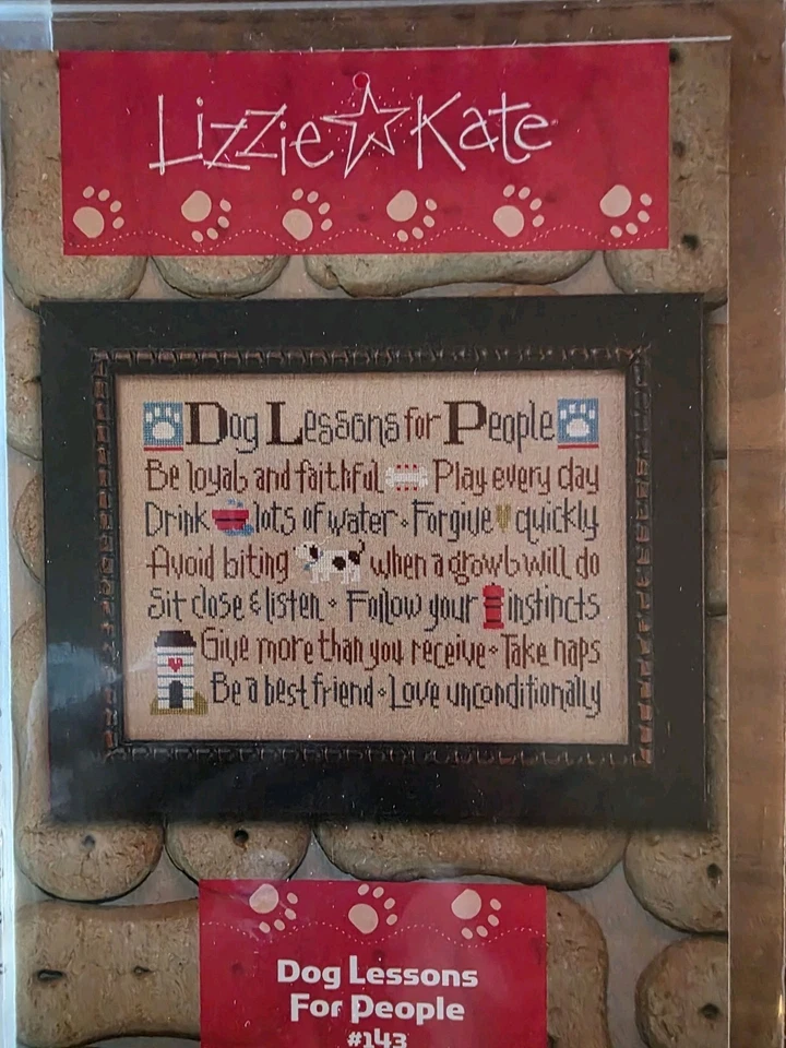4 Dogs Cross Stitch Charts Lizzie Kate & Stitchy Kitty - Image 3 of 4