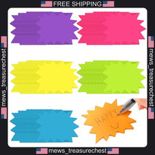 Starburst Sticky Notes 1200 Sheets Neon Colors 2.76 x 1.97 inches