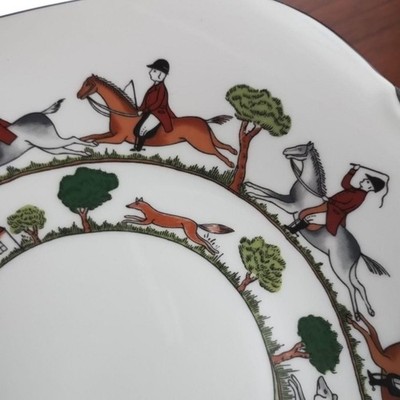  B＆BプレートHUNTING SCENES Wedgwood Hunting Scenes B&B Plate 25.2cm | eBay