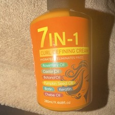 7-in-1 Curl Defining Cream Hydrating Anti-Frizz Rosemary Oil Biotin 9.468oz