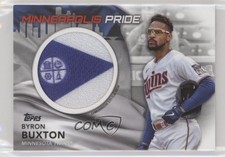 2022 Topps Series 1 City Flag Commemorative Relics Byron Buxton Patch sc2