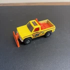 Vintage 1981 Hot Wheels Super Scraper Speedy Plow Yellow 1129 Truck Hong Kong NM