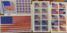 Variety of Holographic American Flag Sticker Sheets Patriotic Stickers USA